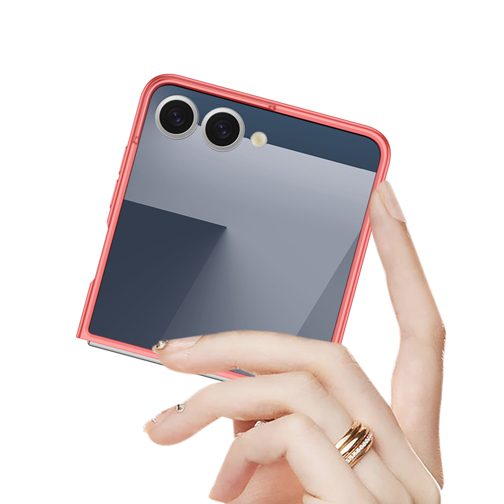 Samsung Galaxy Z Flip Uyumlu 7 Kılıf Zore Sert Kıpta Kapak - 3