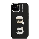 Apple iPhone 15 Uyumlu Kılıf Karl Lagerfeld Orjinal Lisanslı K&C Heads Pin Kapak - 2