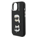 Apple iPhone 15 Uyumlu Kılıf Karl Lagerfeld Orjinal Lisanslı K&C Heads Pin Kapak - 5