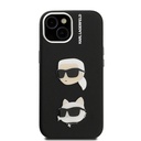 Apple iPhone 14 Uyumlu Kılıf Karl Lagerfeld Orjinal Lisanslı K&C Heads Pin Kapak - 2