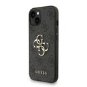 Apple iPhone 14 Uyumlu Kılıf Guess Orjinal Lisanslı PU Deri Bilek Askı İpli Metal Büyük 4G ve Yazı Logolu Kapak - 9