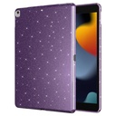 Apple iPad 10.2 (8.Nesil) Uyumlu Tablet Kılıfı Koton Case Simli Parlak Kapak - 4