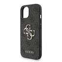 Apple iPhone 14 Uyumlu Kılıf Guess Orjinal Lisanslı PU Deri Bilek Askı İpli Metal Büyük 4G ve Yazı Logolu Kapak - 12