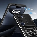 Vivo Y19S Uyumlu Kılıf Magnetik Standlı Kamera Korumalı Zore Sürgülü Vega Kapak - 2