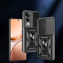 Vivo V50 Lite Uyumlu 4G Kılıf Magnetik Standlı Kamera Korumalı Zore Sürgülü Vega Kapak - 1