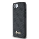 Apple iPhone 16E Uyumlu Kılıf Guess Orjinal Lisanslı 4G Desenli Script Metal Logolu Kapak - 1