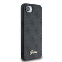 Apple iPhone 16E Uyumlu Kılıf Guess Orjinal Lisanslı 4G Desenli Script Metal Logolu Kapak - 3