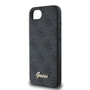 Apple iPhone 16E Uyumlu Kılıf Guess Orjinal Lisanslı 4G Desenli Script Metal Logolu Kapak - 5