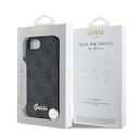 Apple iPhone 16E Uyumlu Kılıf Guess Orjinal Lisanslı 4G Desenli Script Metal Logolu Kapak - 7