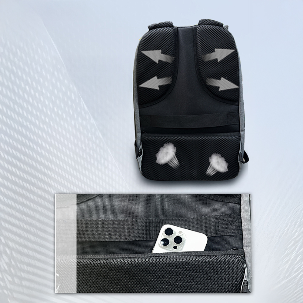 Lenyes LB506 USB Şarj Portlu Su Geçirmez Seyahat Sırt Çantası - 5