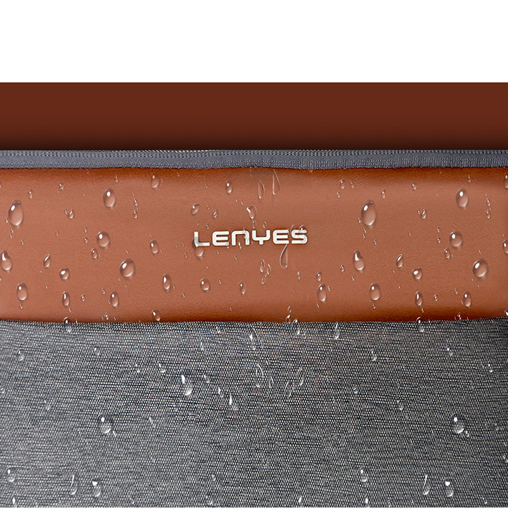 Lenyes LB542 Rambler Serisi Su Geçirmez Polyester Kumaş 13-14 inç Laptop Çantası - 4