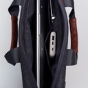 Lenyes LB543 Su Geçirmez Polyester Kumaş Çıkarılabilir Omuz Askılı 13-14 inç Laptop Çantası - 4