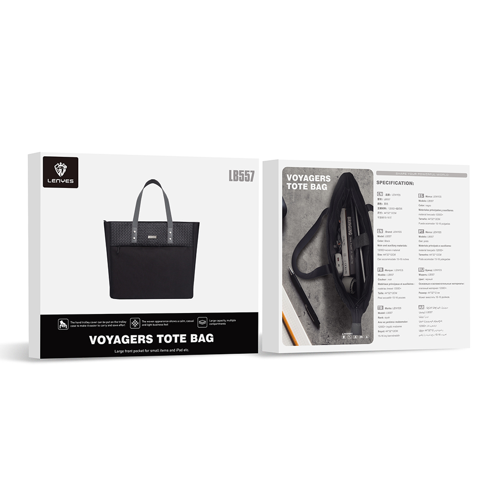 Lenyes LB557 Voyagers Serisi 1200D Su Geçirmez Seyahat Çantası - 1