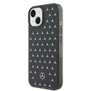 Apple iPhone 14 Uyumlu Kılıf Mercedes Benz Çift Katmanlı Yıldız Desenli Dizayn Kapak - 8