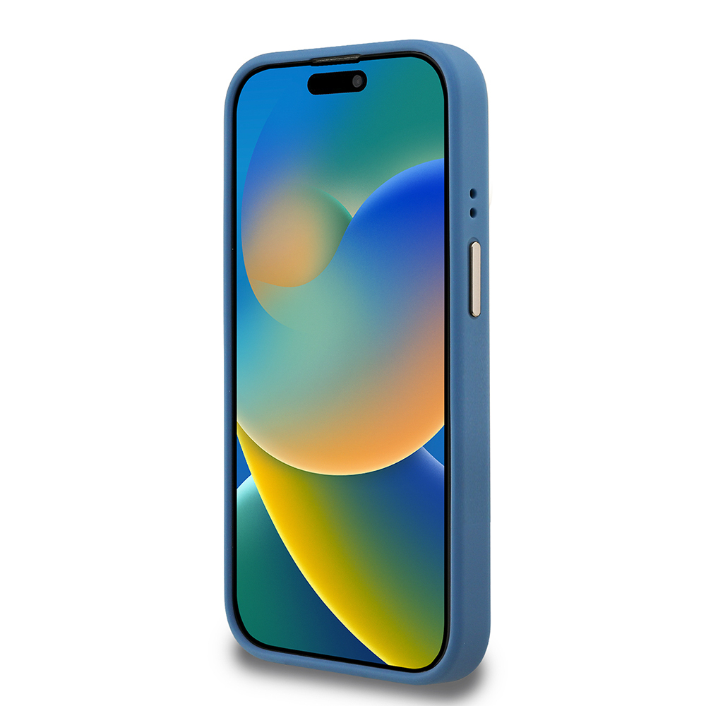 Apple iPhone 15 Pro Max Uyumlu Kılıf Guess Orjinal Lisanslı PU Deri 4G Desenli Metal Büyük 4G ve Yazı Logolu Kamera Standlı Kapak - 4