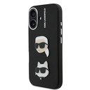 Apple iPhone 16 Uyumlu Kılıf Karl Lagerfeld Orjinal Lisanslı K&C Heads Pin Kapak - 1