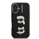Apple iPhone 16 Uyumlu Kılıf Karl Lagerfeld Orjinal Lisanslı K&C Heads Pin Kapak - 2