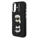 Apple iPhone 16 Uyumlu Kılıf Karl Lagerfeld Orjinal Lisanslı K&C Heads Pin Kapak - 5
