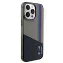 Apple iPhone 15 Pro Max Uyumlu Kılıf BMW Orjinal Lisanslı Yarı Transparan M Dizayn Çizgili Kapak - 3
