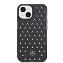 Apple iPhone 15 Uyumlu Kılıf Mercedes Benz Çift Katmanlı Yıldız Desenli Dizayn Kapak - 2