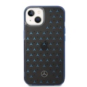 Apple iPhone 15 Uyumlu Kılıf Mercedes Benz Çift Katmanlı Yıldız Desenli Dizayn Kapak - 8