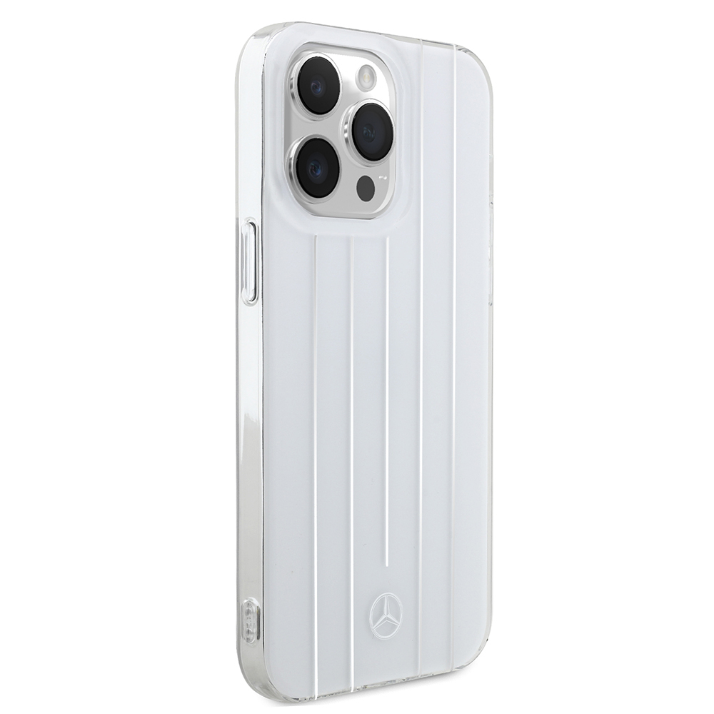 Apple iPhone 14 Pro Max Uyumlu Kılıf Mercedes Benz Orjinal Lisanslı New Urban 3 Sert PC Paralel Çizgi Desenli Kapak - 3