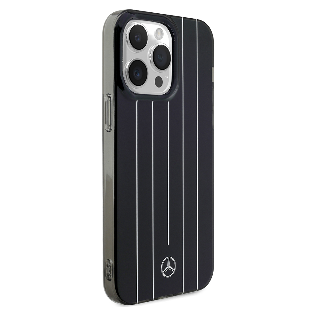 Apple iPhone 14 Pro Max Uyumlu Kılıf Mercedes Benz Orjinal Lisanslı New Urban 3 Sert PC Paralel Çizgi Desenli Kapak - 9