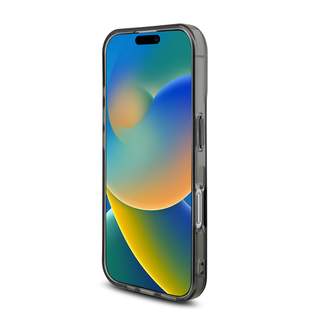 Apple iPhone 16 Uyumlu Kılıf BMW Orjinal Lisanslı Yarı Transparan M Dizayn Çizgili Kapak - 4