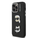Apple iPhone 14 Pro Max Uyumlu Kılıf Karl Lagerfeld Orjinal Lisanslı K&C Heads Pin Kapak - 1
