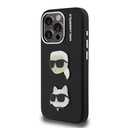 Apple iPhone 15 Pro Max Uyumlu Kılıf Karl Lagerfeld Orjinal Lisanslı K&C Heads Pin Kapak - 1