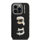 Apple iPhone 15 Pro Max Uyumlu Kılıf Karl Lagerfeld Orjinal Lisanslı K&C Heads Pin Kapak - 2