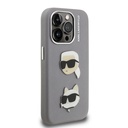 Apple iPhone 15 Pro Max Uyumlu Kılıf Karl Lagerfeld Orjinal Lisanslı K&C Heads Pin Kapak - 9