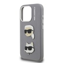 Apple iPhone 15 Pro Max Uyumlu Kılıf Karl Lagerfeld Orjinal Lisanslı K&C Heads Pin Kapak - 11