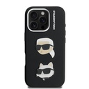 Apple iPhone 16 Pro Uyumlu Kılıf Karl Lagerfeld Orjinal Lisanslı K&C Heads Pin Kapak - 9
