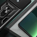 Xiaomi Redmi Note 13 Pro 5G Uyumlu Kılıf Magnetik Standlı Kamera Korumalı Zore Sürgülü Vega Kapak - 2