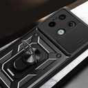 Xiaomi Redmi Note 13 Pro 5G Uyumlu Kılıf Magnetik Standlı Kamera Korumalı Zore Sürgülü Vega Kapak - 7