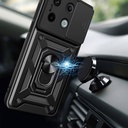 Xiaomi Redmi Note 13 Pro 5G Uyumlu Kılıf Magnetik Standlı Kamera Korumalı Zore Sürgülü Vega Kapak - 9