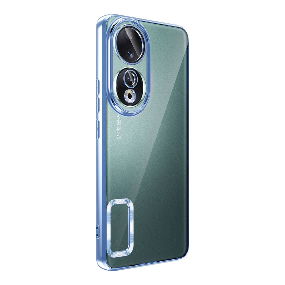 Huawei Honor 90 Uyumlu Kılıf Tek Kamera Çerçeveli Logo Gösteren Zore Omega Kapak - 10
