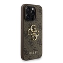 Apple iPhone 15 Pro Uyumlu Kılıf Guess Orjinal Lisanslı PU Deri Bilek Askı İpli Metal Büyük 4G ve Yazı Logolu Kapak - 17