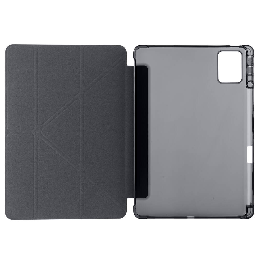 Lenovo M11 TB-330FU Kılıf Zore Tri Folding Kalem Bölmeli Standlı Kılıf - 3