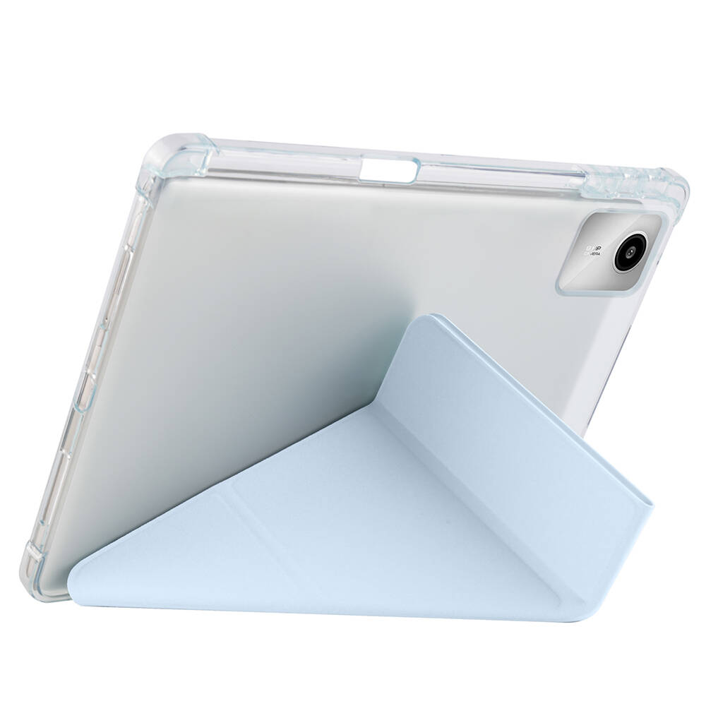 Lenovo M11 TB-330FU Kılıf Zore Tri Folding Kalem Bölmeli Standlı Kılıf - 19