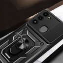 Tecno Spark 8C Uyumlu Kılıf Magnetik Standlı Kamera Korumalı Zore Sürgülü Vega Kapak - 4