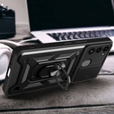 Tecno Spark 8C Uyumlu Kılıf Magnetik Standlı Kamera Korumalı Zore Sürgülü Vega Kapak - 5