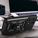 Xiaomi Redmi Note 13 Pro 4G Uyumlu Kılıf Magnetik Standlı Kamera Korumalı Zore Sürgülü Vega Kapak - 2