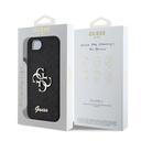Apple iPhone 16E Uyumlu Kılıf Guess Orjinal Lisanslı 4G Büyük Metal Logolu Glitter Kapak - 14