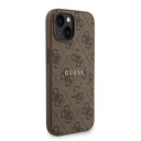 Apple iPhone 14 Uyumlu Kılıf Guess Orjinal Lisanslı M-safe Şarj Özellikli PU Deri Bilek Askı İpli Yazı Logolu Kapak - 3