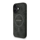 Apple iPhone 16 Uyumlu Kılıf Guess Orjinal Lisanslı M-safe Şarj Özellikli PU Deri Bilek Askı İpli Yazı Logolu Kapak - 2