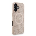 Apple iPhone 16 Plus Uyumlu Kılıf Guess Orjinal Lisanslı M-safe Şarj Özellikli PU Deri Bilek Askı İpli Yazı Logolu Kapak - 10
