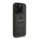 Apple iPhone 16 Pro Uyumlu Kılıf Guess Orjinal Lisanslı M-safe Şarj Özellikli PU Deri Bilek Askı İpli Yazı Logolu Kapak - 17