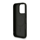 Apple iPhone 16 Pro Uyumlu Kılıf Guess Orjinal Lisanslı M-safe Şarj Özellikli PU Deri Bilek Askı İpli Yazı Logolu Kapak - 20
